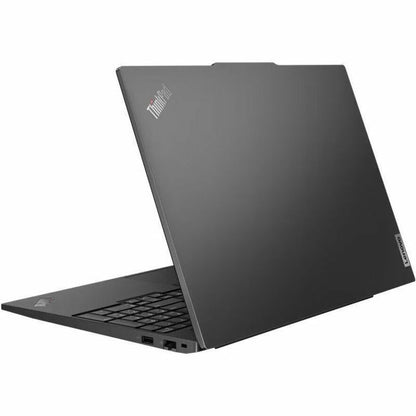 Rear Image for Lenovo ThinkPad E16 Gen 1 21JN003XUS 16" Touchscreen Notebook - WUXGA - 60 Hz - Intel Core i7 13th Gen i7-1355U - 16 GB - 512 GB SSD - English Keyboard - Graphite Black