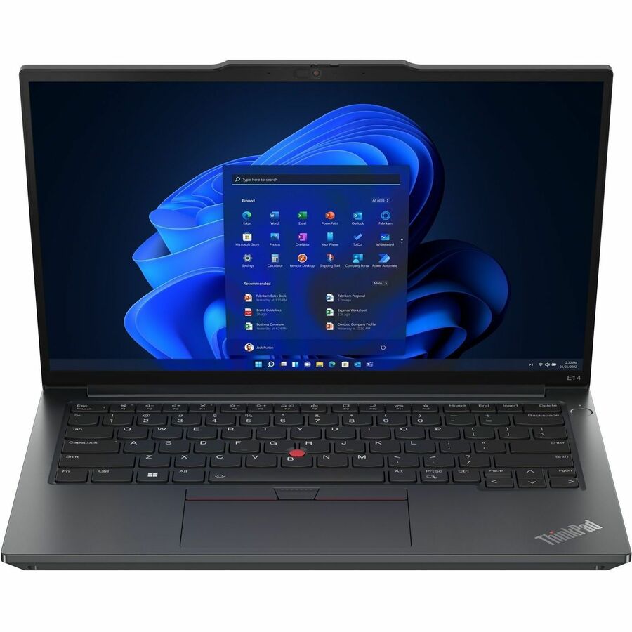 Alternate-Image5 Image for Lenovo ThinkPad E14 Gen 5 21JK0053US 14" Touchscreen Notebook - WUXGA - 60 Hz - Intel Core i7 13th Gen i7-1355U - 16 GB - 512 GB SSD - English Keyboard - Graphite Black