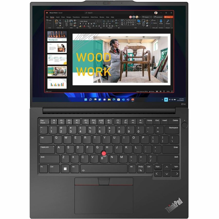 Alternate-Image7 Image for Lenovo ThinkPad E14 Gen 5 21JK0053US 14" Touchscreen Notebook - WUXGA - 60 Hz - Intel Core i7 13th Gen i7-1355U - 16 GB - 512 GB SSD - English Keyboard - Graphite Black