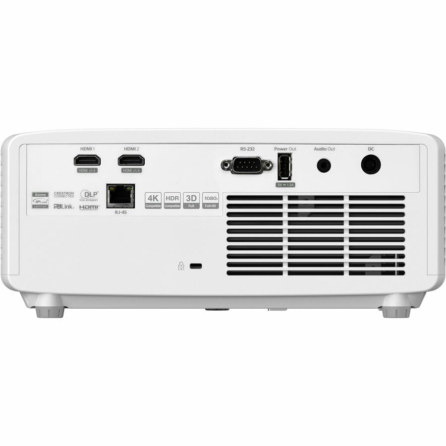 Rear Image for Optoma ZH450ST 3D Short Throw DLP Projector - 16:9 - Wall Mountable, Portable - White