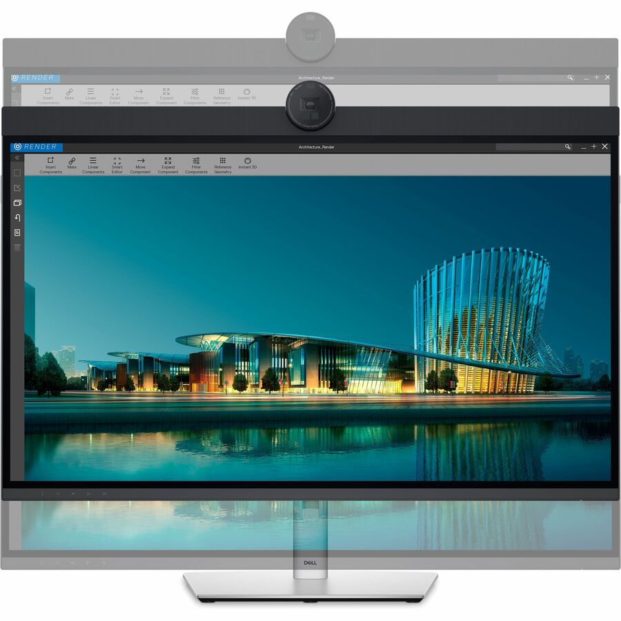 Alternate-Image4 Image for Dell UltraSharp U3224KB 32" Class Webcam 6K LED Monitor - 16:9 - Black, Silver