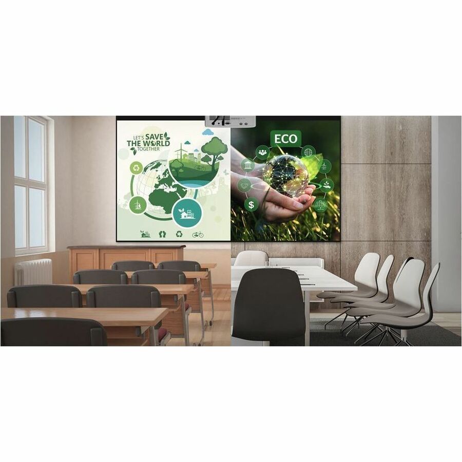 Alternate-Image2 Image for Optoma ZW350e 3D DLP Projector - 16:10 - Portable - White