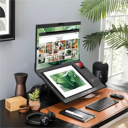 Life-Style Image for Mobile Pixels Geminos T 24" Dual-Stacked 1080p Monitors with Multi-Touch and Webcam
