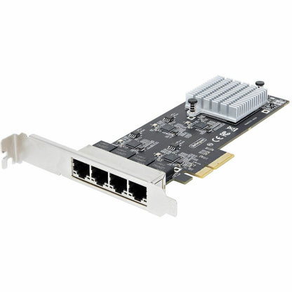 Main Image for StarTech 4-Port 2.5G NBASE-T PCIe Network Card, Computer Network Card Interface, Intel&reg; I225-V, Quad-Port Ethernet, Multi-Gigabit NIC