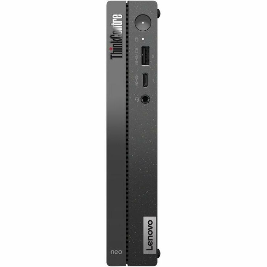 Front Image for Lenovo ThinkCentre neo 50q Gen 4 12LN000CUS Desktop Computer - Intel Core i5 13th Gen i5-13420H - 8 GB - 256 GB PCI Express NVMe 4.0 x4 SSD - Tiny - Black