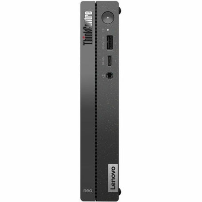 Front Image for Lenovo ThinkCentre neo 50q Gen 4 12LN000BUS Desktop Computer - Intel Core i5 13th Gen i5-13420H - 16 GB - 256 GB PCI Express NVMe 4.0 x4 SSD - Tiny - Black