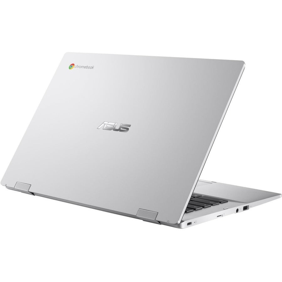 Alternate-Image3 Image for Asus Chromebook CX1 CX1400 CX1400CKA-DB44 14" Chromebook - HD - 60 Hz - Intel Celeron N4500 - 4 GB - 64 GB Flash Memory - Transparent Silver
