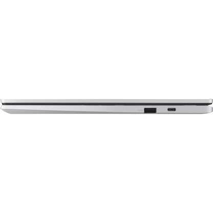 Left Image for Asus Chromebook CX1 CX1400 CX1400CKA-DB44 14" Chromebook - HD - 60 Hz - Intel Celeron N4500 - 4 GB - 64 GB Flash Memory - Transparent Silver