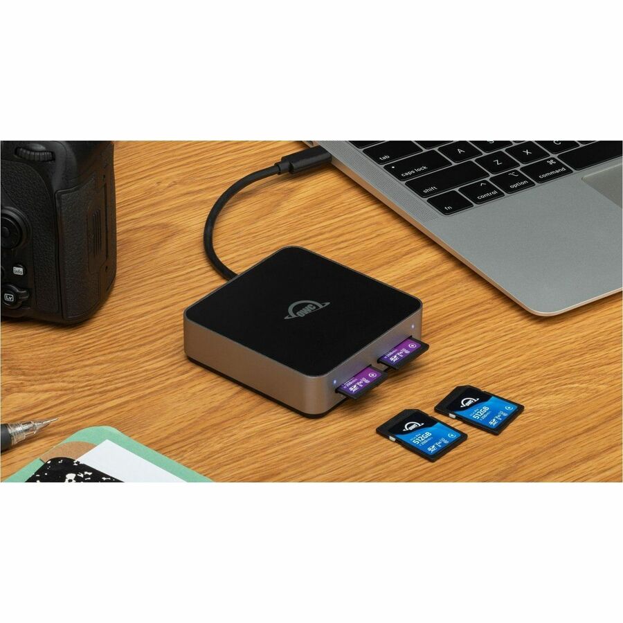 Alternate-Image7 Image for OWC Atlas Dual SD Card Reader with USB-C (10Gb/s)