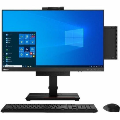 Alternate-Image4 Image for Lenovo ThinkCentre M75q Gen 2 11JN008BUS Desktop Computer - AMD Ryzen 3 PRO 5350GE - 8 GB - 256 GB PCI Express NVMe SSD - Tiny - Black
