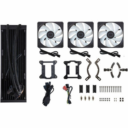 Alternate-Image5 Image for Cooler Master MasterLiquid 360L Core ARGB Cooling Fan/Radiator/Pump