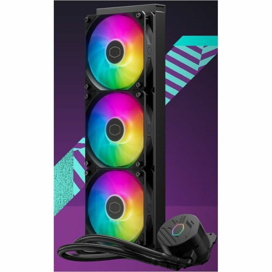 Alternate-Image8 Image for Cooler Master MasterLiquid 360L Core ARGB Cooling Fan/Radiator/Pump