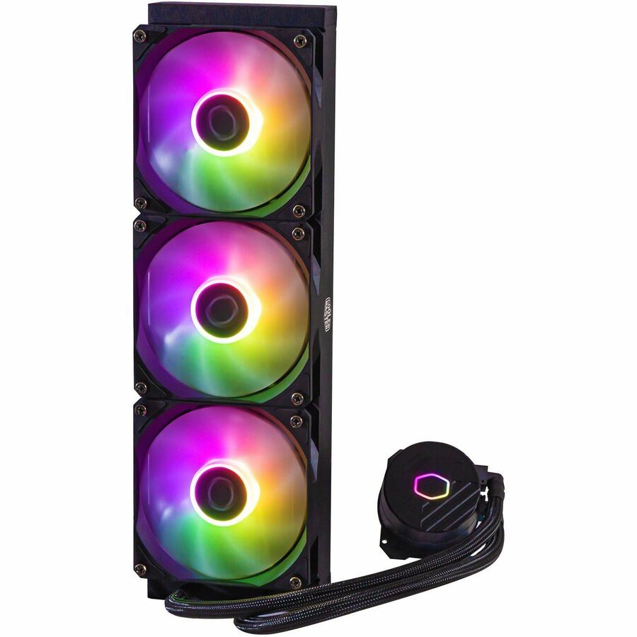 Alternate-Image3 Image for Cooler Master MasterLiquid 360L Core ARGB Cooling Fan/Radiator/Pump