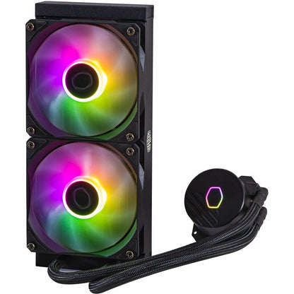 Alternate-Image2 Image for Cooler Master MasterLiquid 240L Core ARGB Cooling Fan/Radiator/Pump