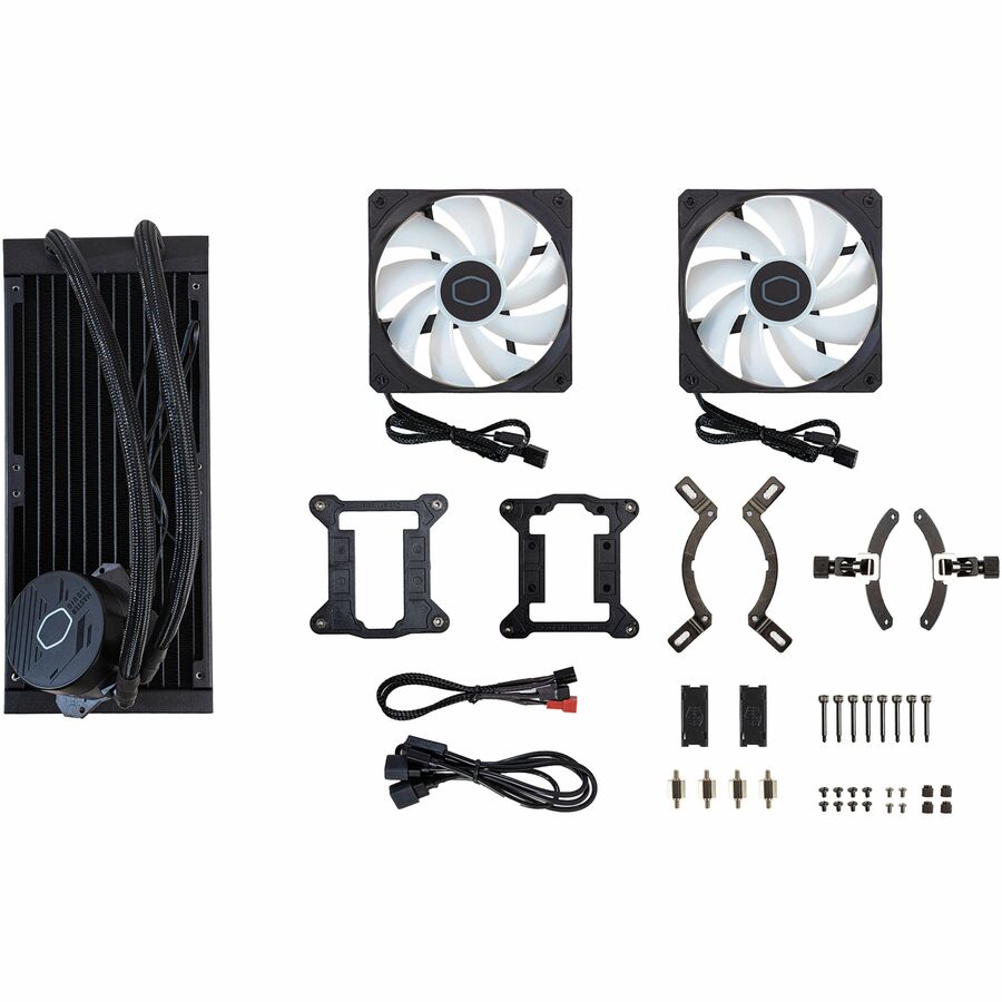 Alternate-Image4 Image for Cooler Master MasterLiquid 240L Core ARGB Cooling Fan/Radiator/Pump