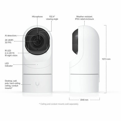 Alternate-Image10 Image for Ubiquiti UVC-G5-Flex 5 Megapixel Indoor/Outdoor Network Camera - Color