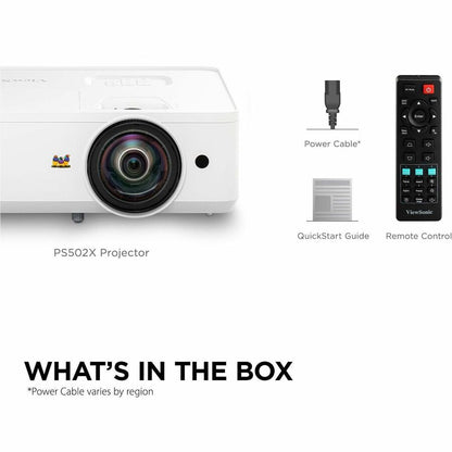 Alternate-Image1 Image for ViewSonic PS502X 4000 Lumens XGA HDMI Short Throw Projector for Education and Office