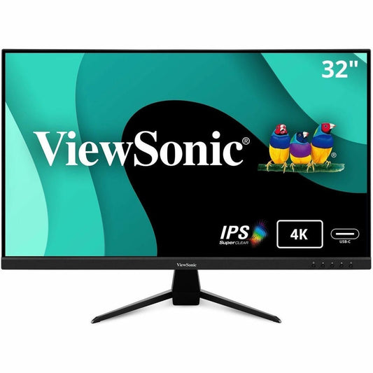 Main Image for ViewSonic VX3267U-4K 32" Class 4K UHD LED Monitor - 16:9 - Black