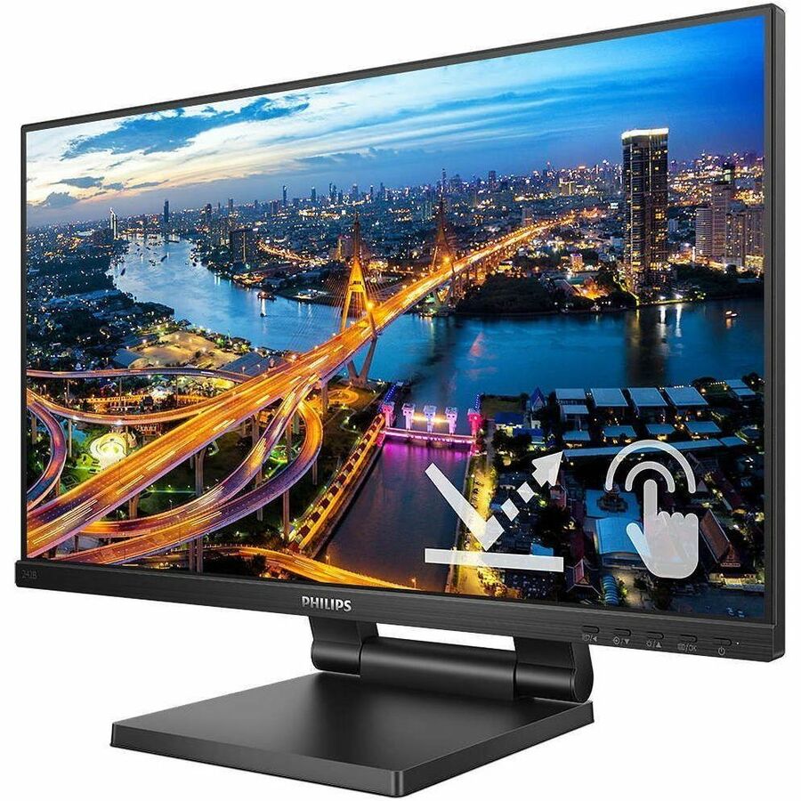 Left Image for PHILIPS 242B1TC - 24 inch Touch Monitor, LED, FHD, VGA, DP, HDMI, 4 Year Manufacturer Warranty - 24"