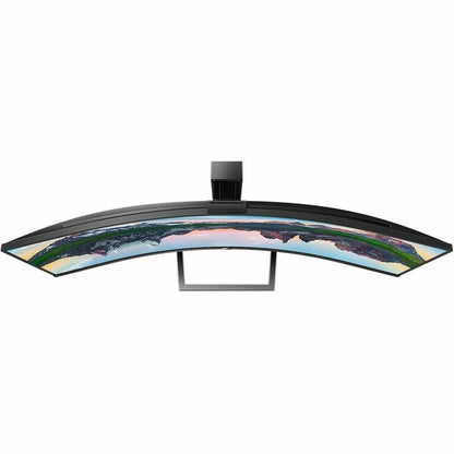 Top Image for PHILIPS 499P9H - 49 inch Monitor, Curved, LED, DQHD, USB-C (90W), RJ45, USB-Hub, 4 Year Manufacturer Warranty - 49"