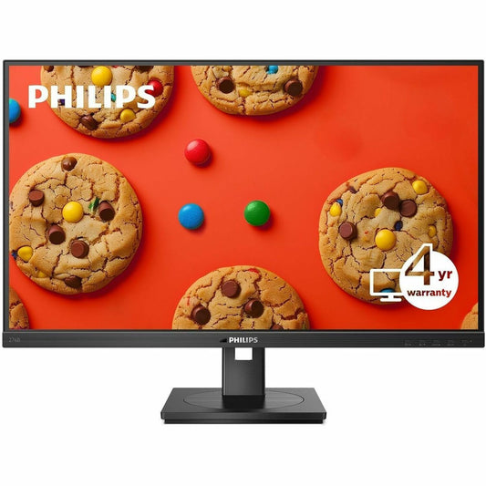 Main Image for PHILIPS 276B1 - 27 inch Monitor, LED, QHD, USB-C (90W), 2x HDMI, DP,RJ45,USB-Hub, 4 Year Manufacturer Warranty - 27"