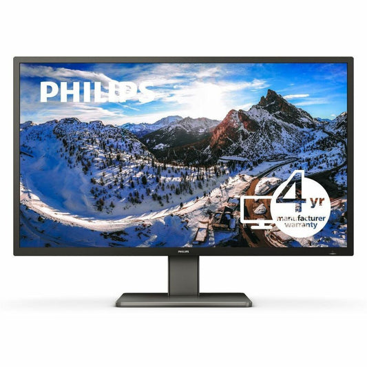 Main Image for PHILIPS 439P1 - 43 inch Monitor, LED, 4K UHD , USB-C (90W), 2xHDMI, DP, USB-Hub, 4 Year Manufacturer Warranty - 43"