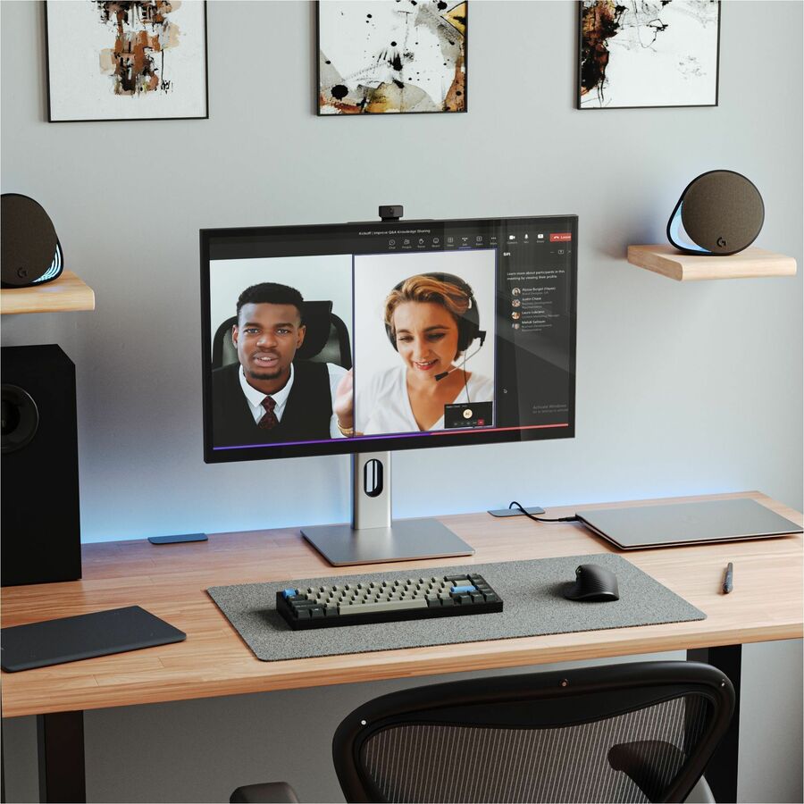 Alternate-Image4 Image for Alogic 27"-inch 4K Ultra HD USB-C Hub monitor with Power Delivery and Web Cam