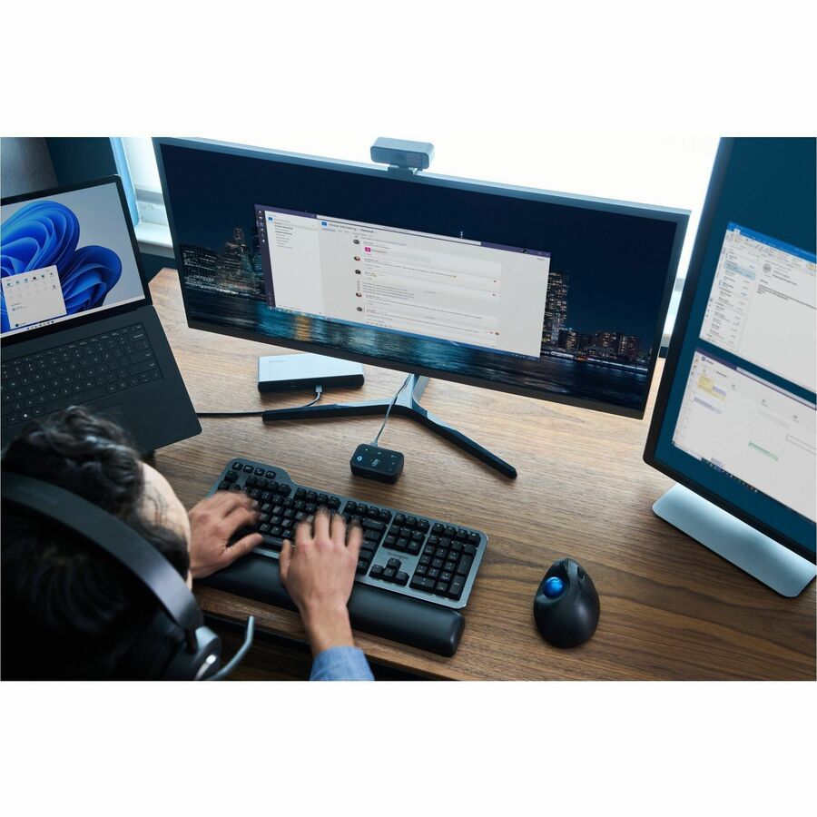 Life-Style Image for Kensington MK7500F QuietType Pro Silent Mechanical Keyboard with Meeting Controls