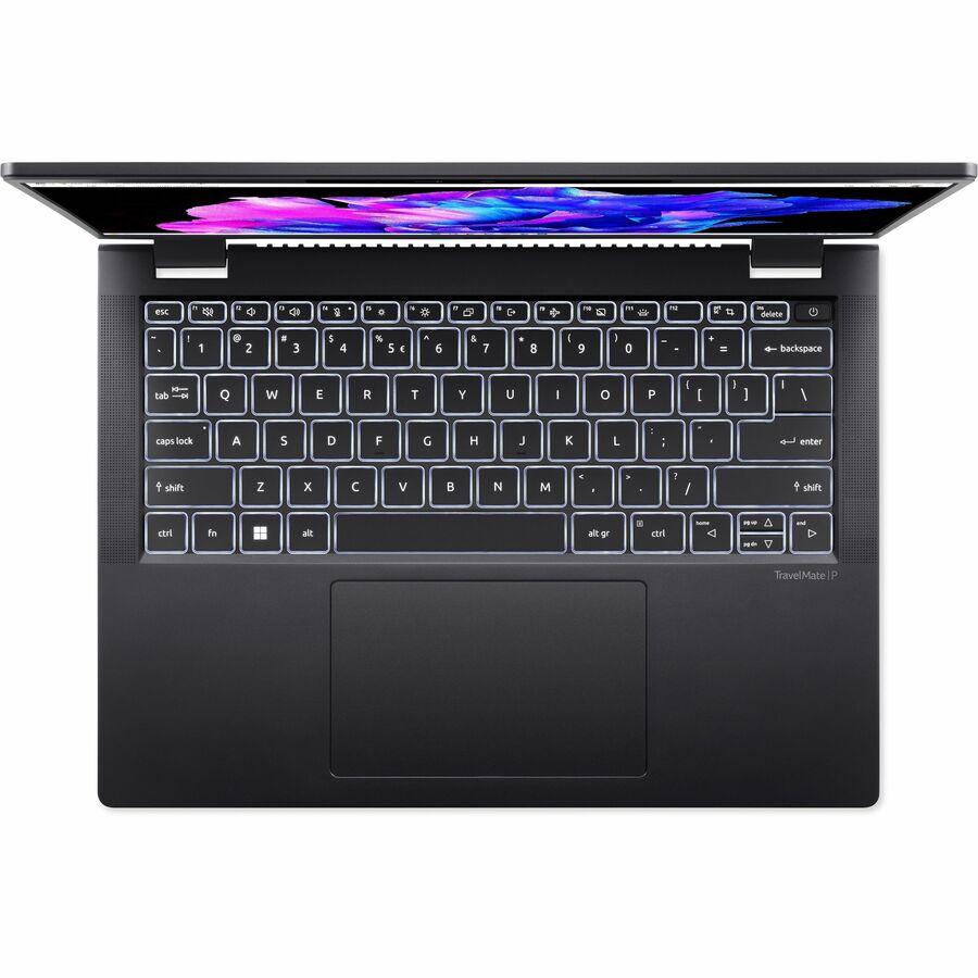 Alternate-Image1 Image for Acer TravelMate P6 14 P614-53 TMP614-53-565S 14" Notebook - WUXGA - 60 Hz - Intel Core i5 13th Gen i5-1335U - 16 GB - 1 TB PCIe NVMe SSD - English (US) Keyboard - Black