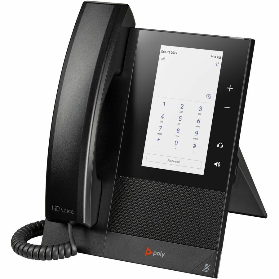 Alternate-Image1 Image for Poly CCX 400 IP Phone - Corded - Corded - Desktop, Wall Mountable - Black