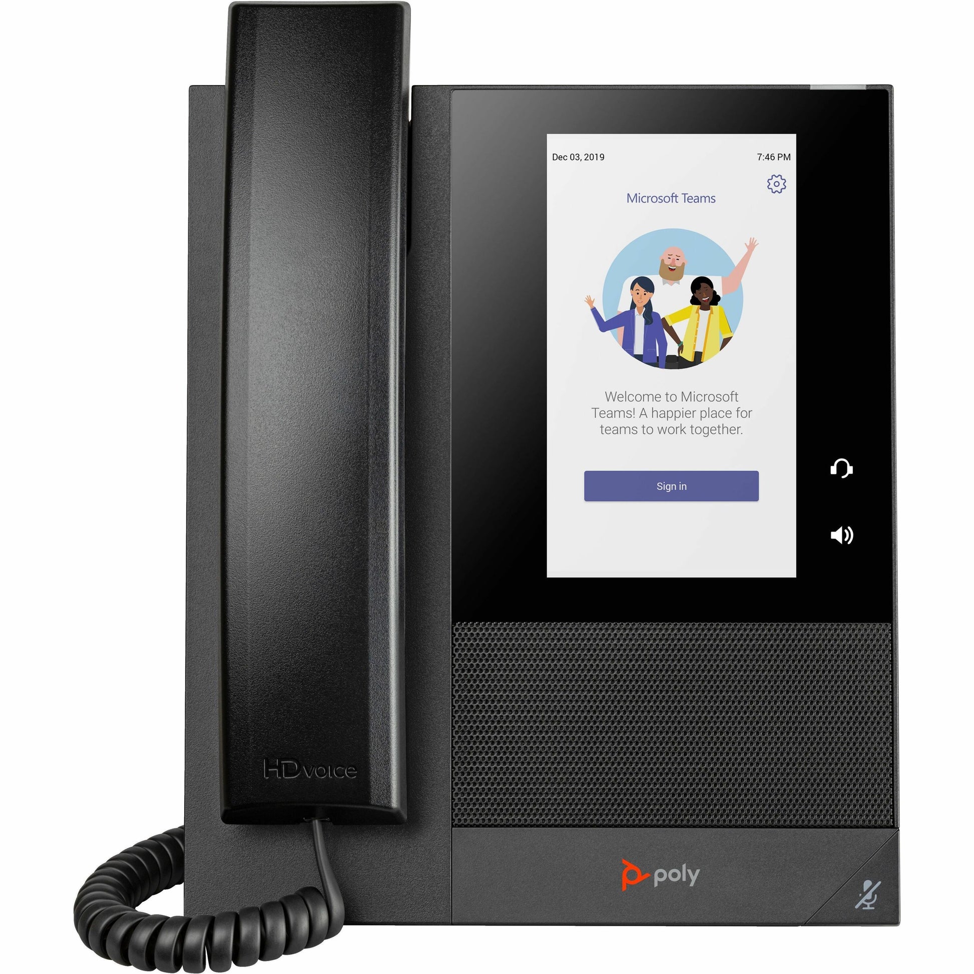 Main Image for Poly CCX 400 IP Phone - Corded - Corded - Desktop, Wall Mountable - Black