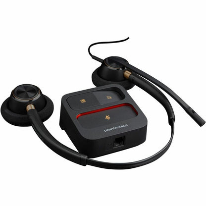 Alternate-Image2 Image for Poly EncorePro 520 with Quick Disconnect Binaural Headset TAA