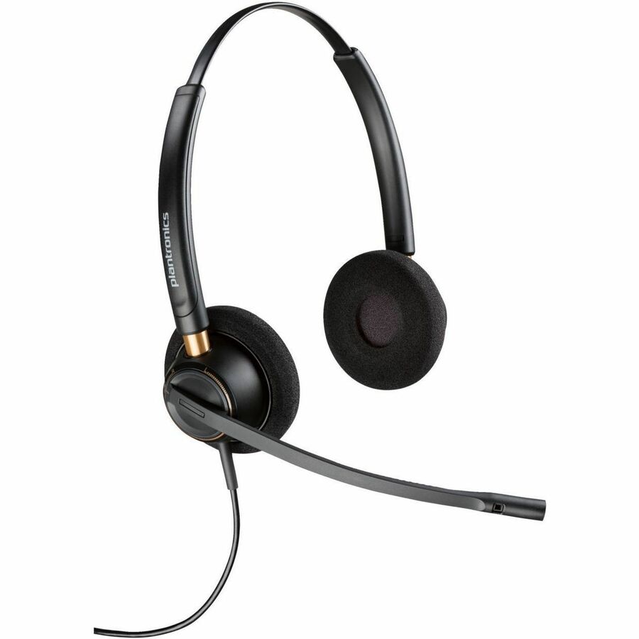 Rear Image for Poly EncorePro 520 with Quick Disconnect Binaural Headset TAA
