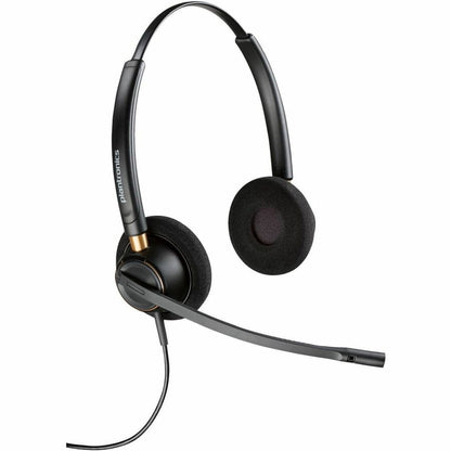 Rear Image for Poly EncorePro 520 with Quick Disconnect Binaural Headset TAA
