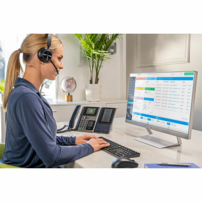 Life-Style Image for Poly Voyager 4310-M Microsoft Teams Certified USB-A Headset +BT700 dongle TAA