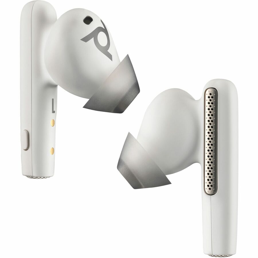 Alternate-Image3 Image for Poly Voyager Free 60 UC White Sand Earbuds +BT700 USB-C Adapter +Basic Charge Case