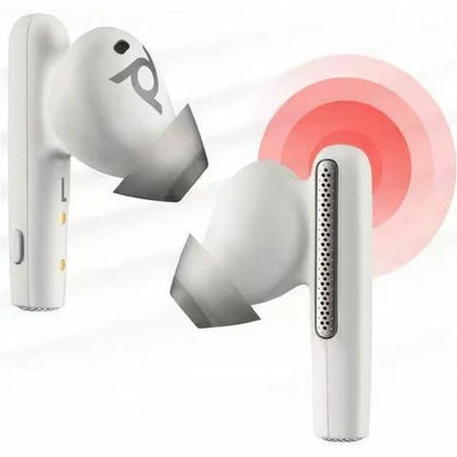 Alternate-Image7 Image for Poly Voyager Free 60 UC White Sand Earbuds +BT700 USB-C Adapter +Basic Charge Case