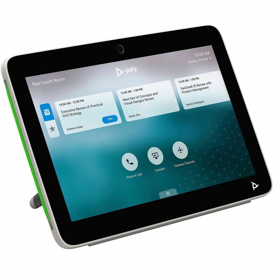 Alternate-Image2 Image for Poly Glass Mount for Touch Panel - White