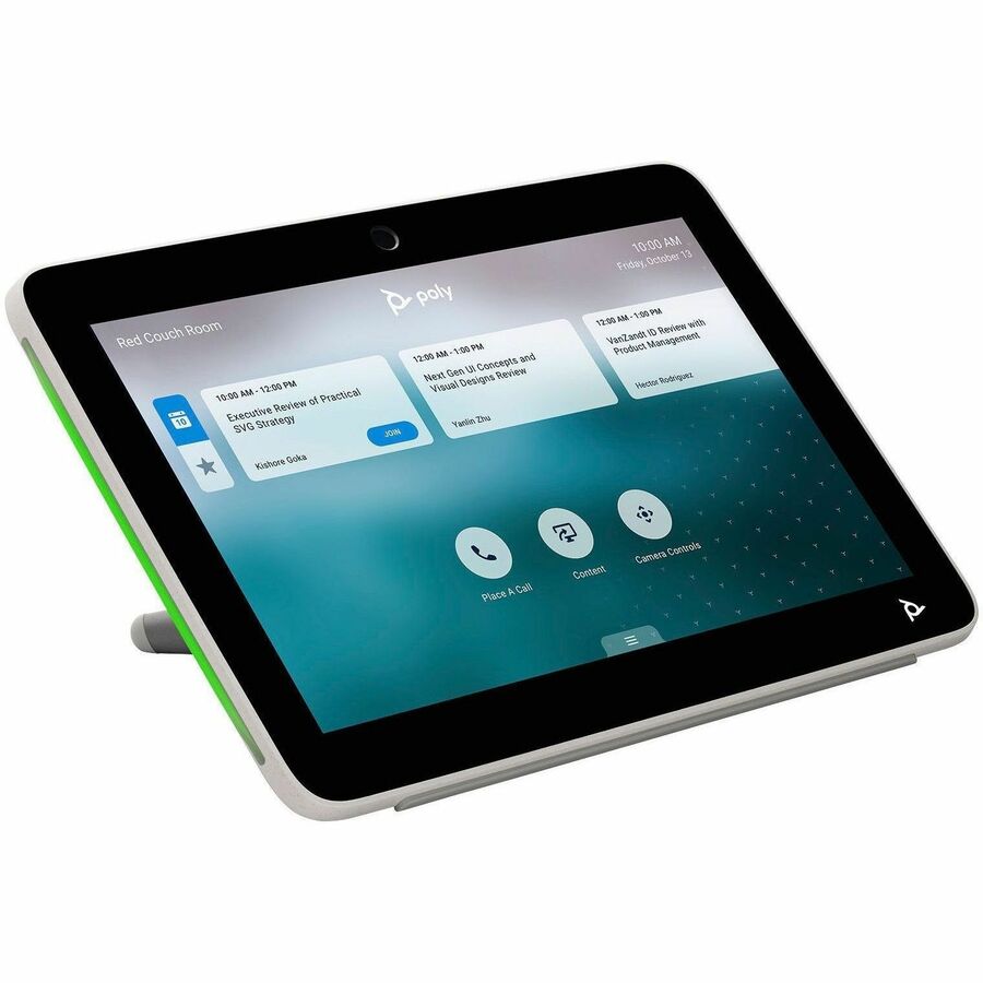 Alternate-Image3 Image for Poly Glass Mount for Touch Panel - White