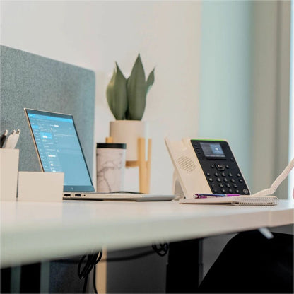 Alternate-Image4 Image for Poly Edge E220 IP Phone - Corded - Corded/Cordless - Bluetooth - 3 Multiple Conferencing - Desktop, Wall Mountable - Black