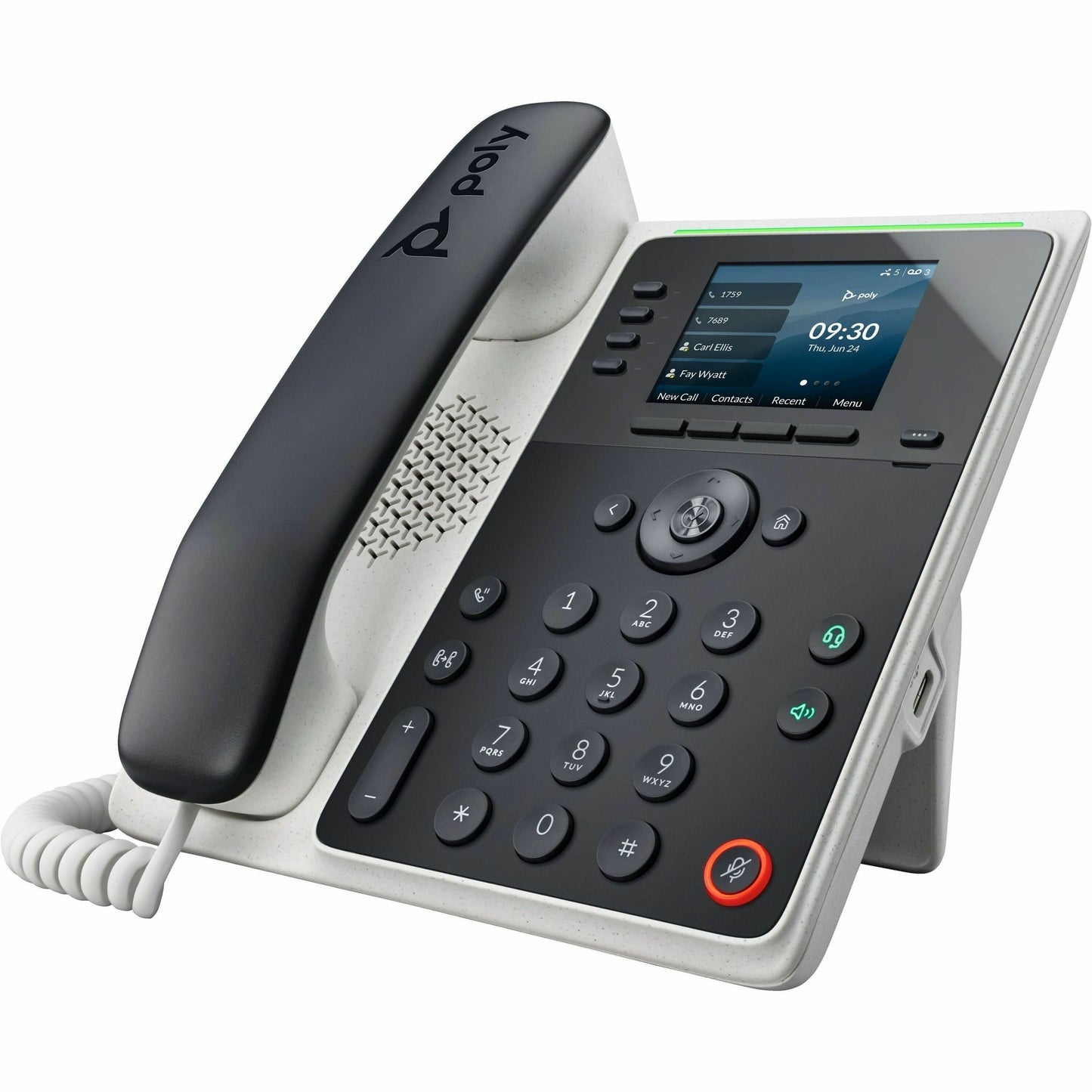Main Image for Poly Edge E220 IP Phone - Corded - Corded/Cordless - Bluetooth - 3 Multiple Conferencing - Desktop, Wall Mountable - Black