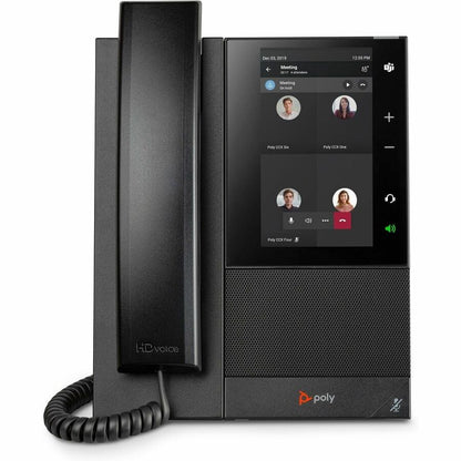 Alternate-Image4 Image for Poly CCX 505 IP Phone - Corded - Corded/Cordless - Wi-Fi, Bluetooth - Desktop, Wall Mountable - Black