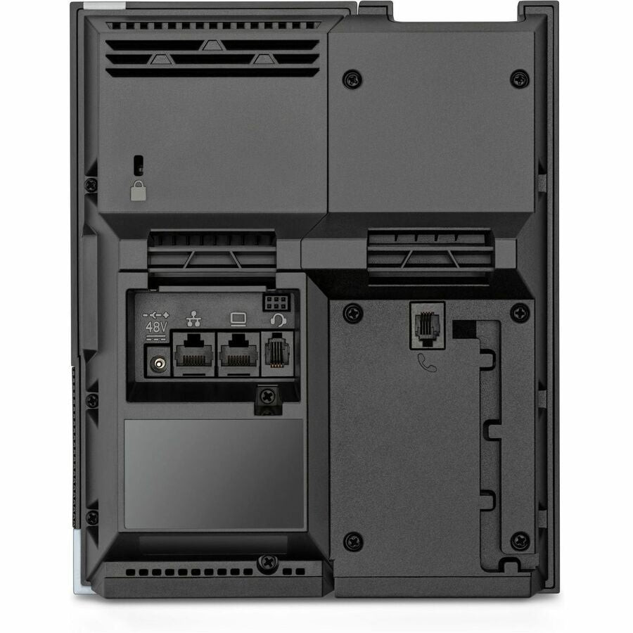Bottom Image for Poly CCX 505 IP Phone - Corded - Corded/Cordless - Wi-Fi, Bluetooth - Desktop, Wall Mountable - Black