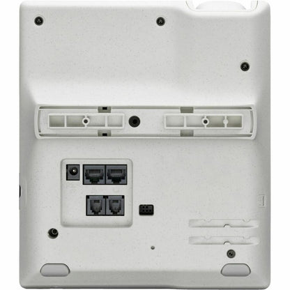 Rear Image for Poly Edge E320 IP Phone - Corded - Corded/Cordless - Bluetooth, NFC - 3 Multiple Conferencing - Desktop, Wall Mountable - White, Midnight Blue