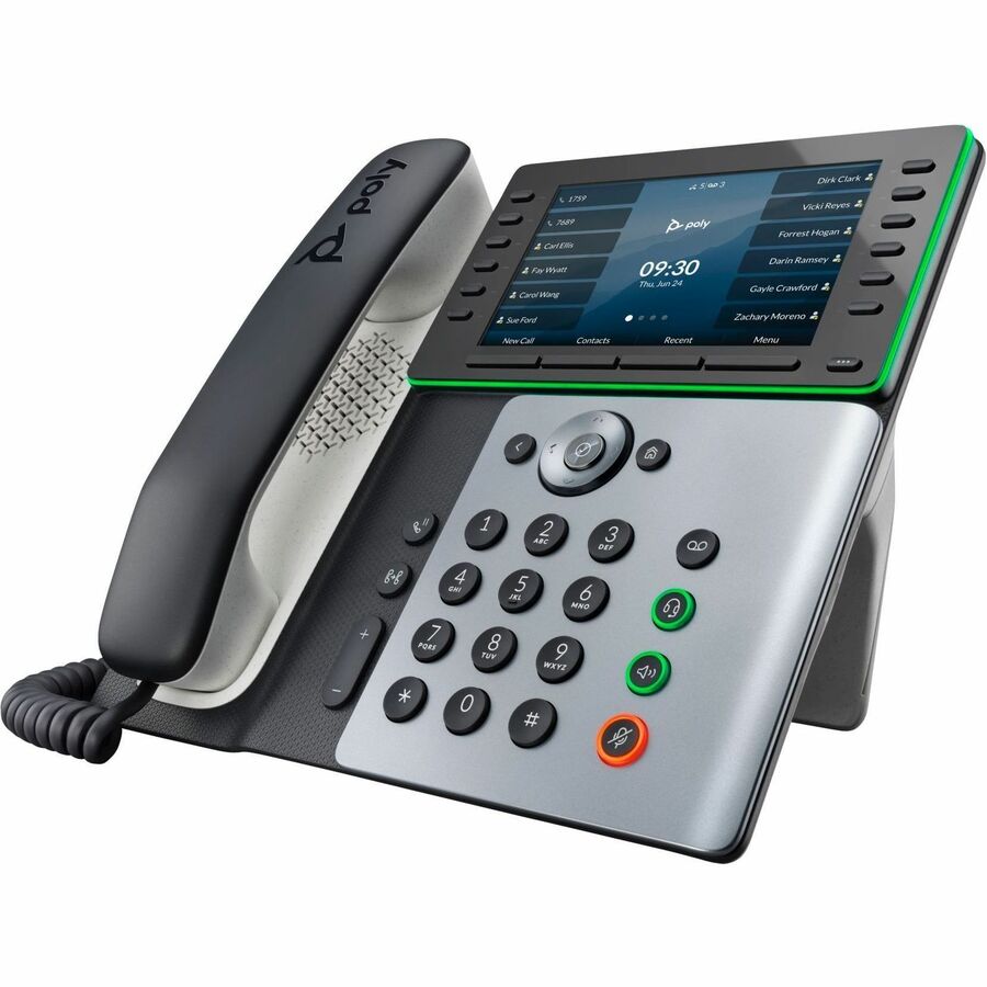Right Image for Poly Edge E550 IP Phone - Corded - Corded - NFC, Wi-Fi, Bluetooth - Desktop