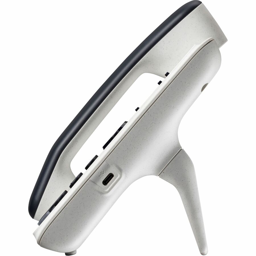 Alternate-Image2 Image for Poly Edge E100 IP Phone - Corded - Corded - 3 Multiple Conferencing - Desktop, Wall Mountable - White, Midnight Blue