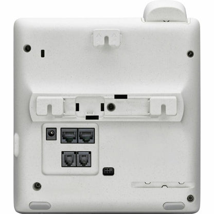 Rear Image for Poly Edge E100 IP Phone - Corded - Corded - 3 Multiple Conferencing - Desktop, Wall Mountable - White, Midnight Blue