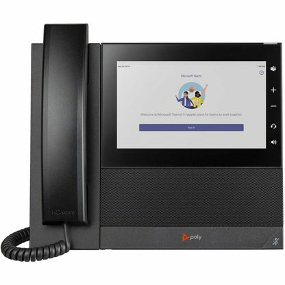 Alternate-Image1 Image for Poly CCX 600 IP Phone - Corded - Corded/Cordless - Wi-Fi, Bluetooth - Desktop - Black