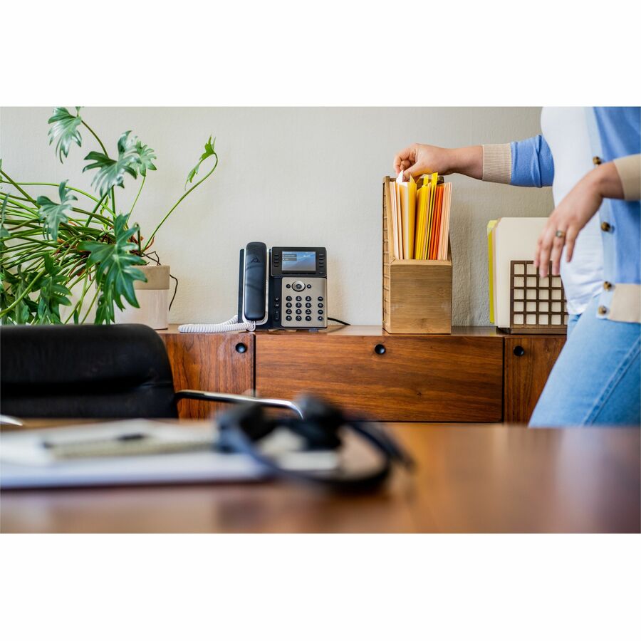 Alternate-Image4 Image for Poly Edge E350 IP Phone - Corded - Corded/Cordless - Wi-Fi, Bluetooth - Desktop, Wall Mountable - Black