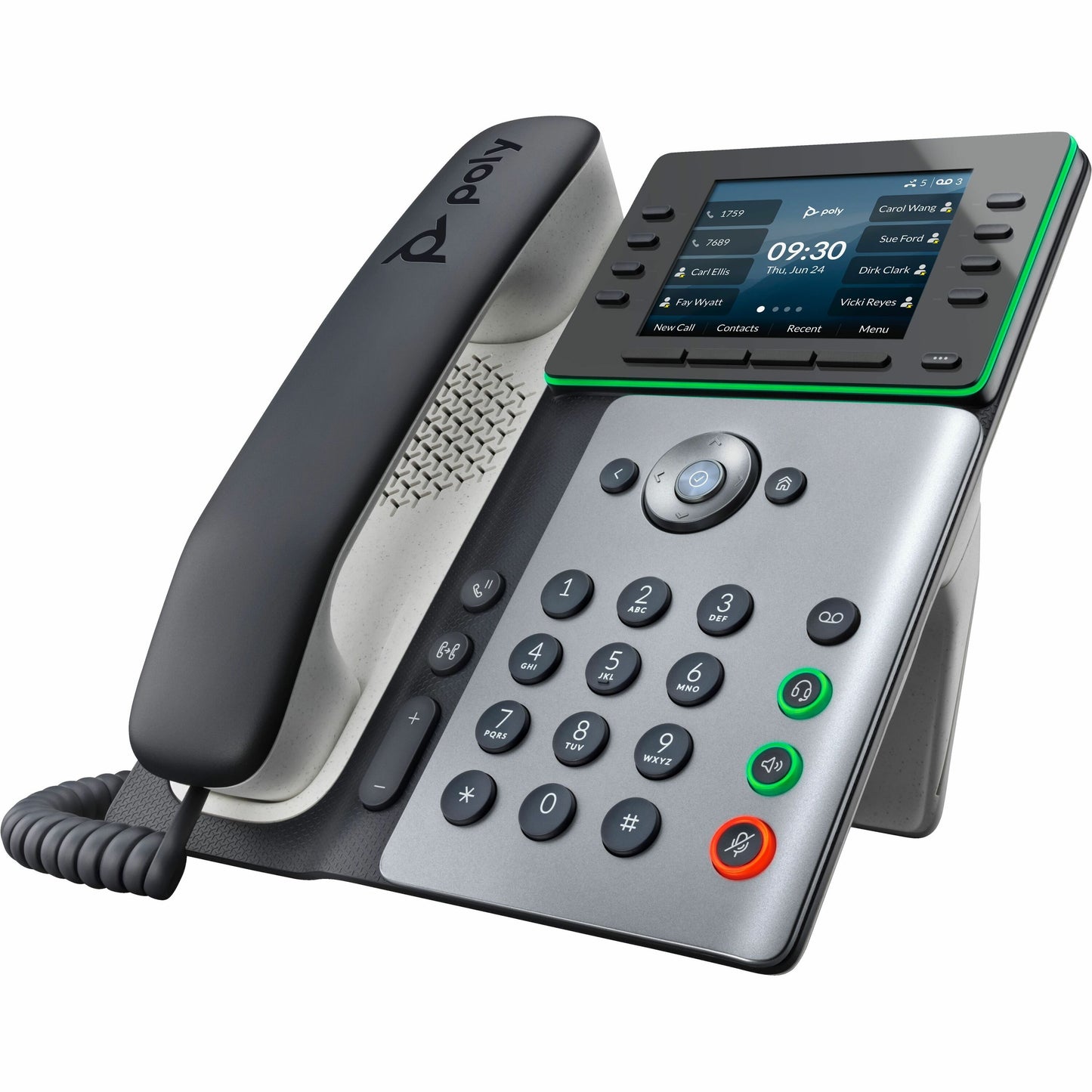 Main Image for Poly Edge E350 IP Phone - Corded - Corded/Cordless - Wi-Fi, Bluetooth - Desktop, Wall Mountable - Black